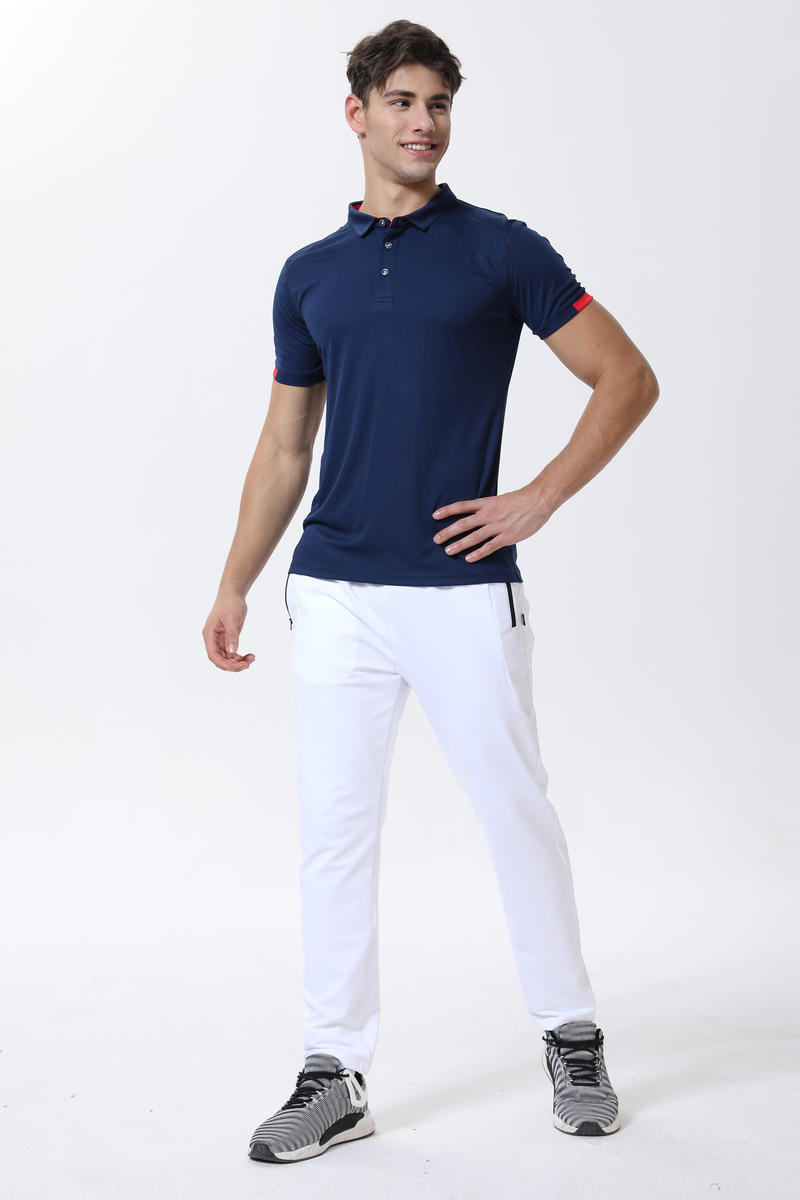 S219 # Short Sleeved Polo Shirt Polo Short Sleeved Collar