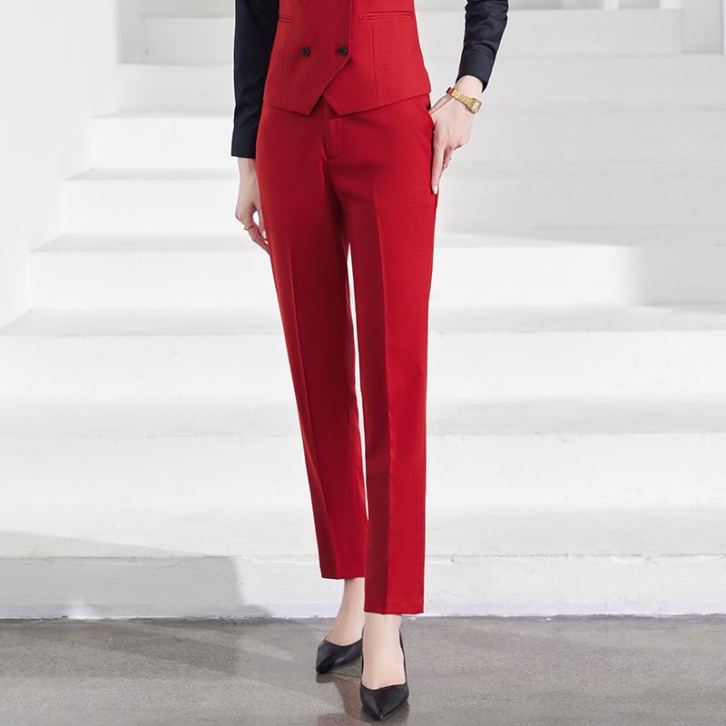 Women's Trousers/bright Red