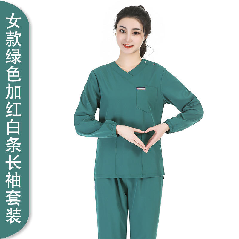 Female Green Long Sleeved Shirt