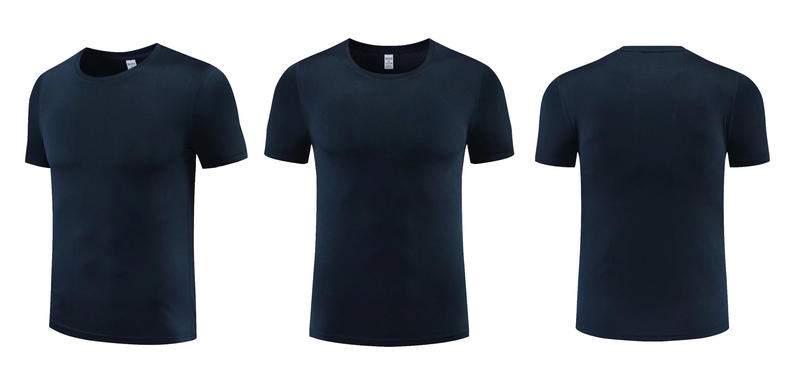 T103 # Casual Running T-shirt Short Sleeve Round Neck