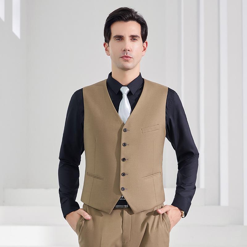 Male Vest/light Coffee Color