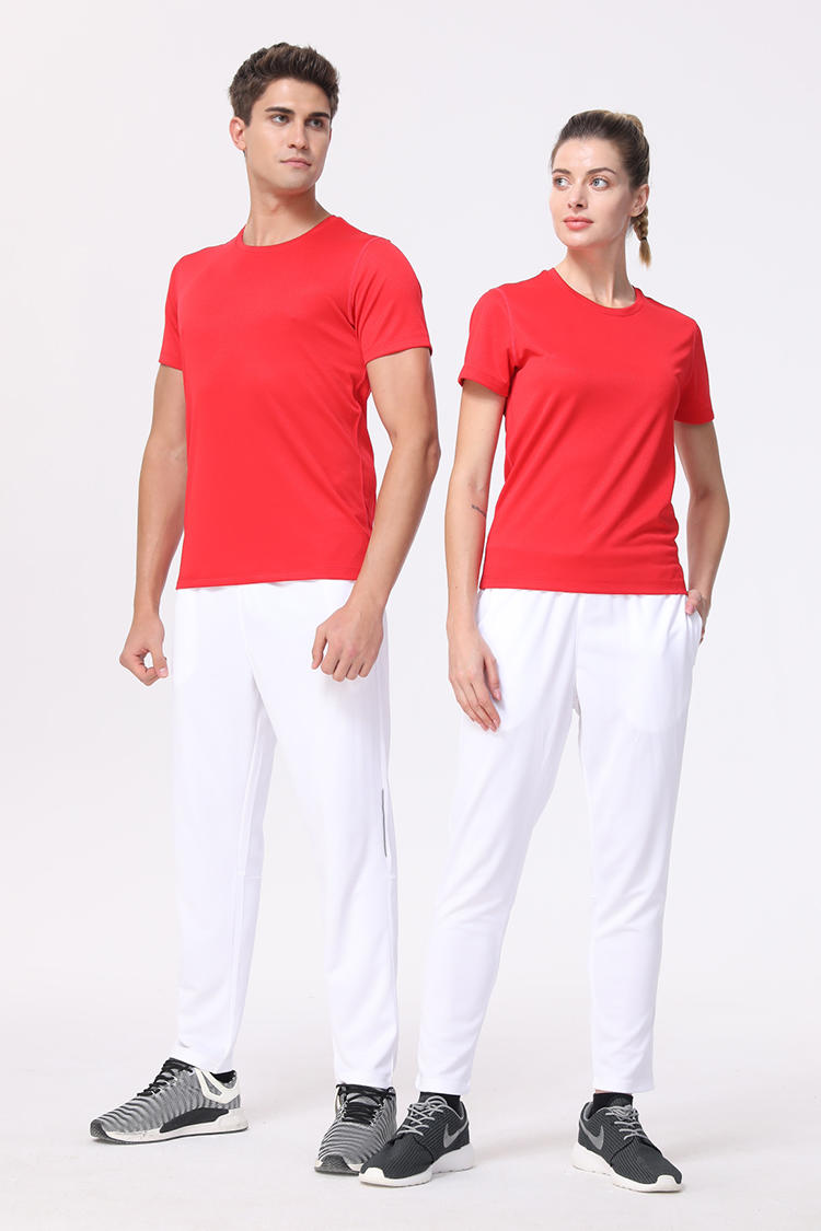 R255 # Running Suit T-shirt Short Sleeved Round Neck