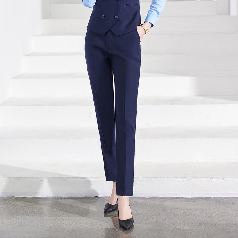 Women's Trousers/navy Blue