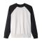 JM869-350 Grams Heavy-duty AD Velvet Color Blocked Shoulder Fashion With Velvet Round Neck Long Sleeved Sweatshirt Long Sleeved Shoulder