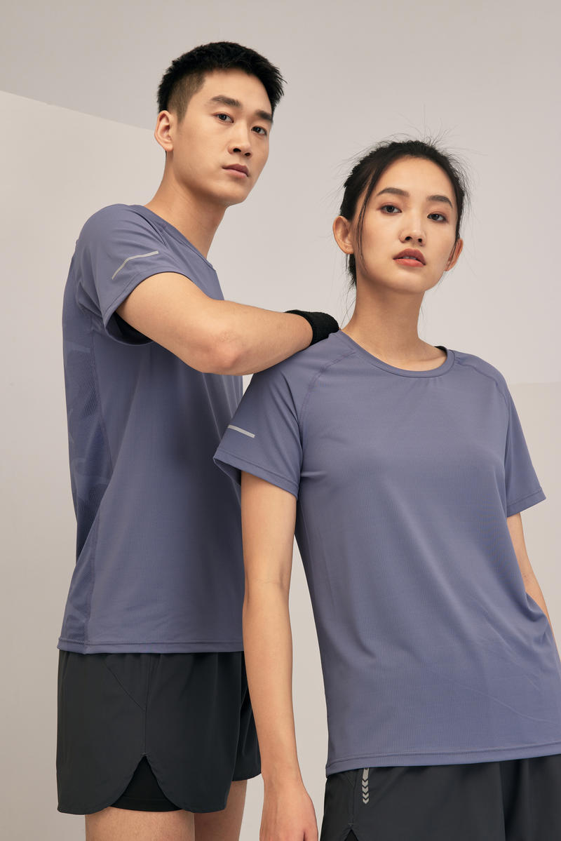 R311 # Round Neck Running T-shirt Short Sleeve Round Neck