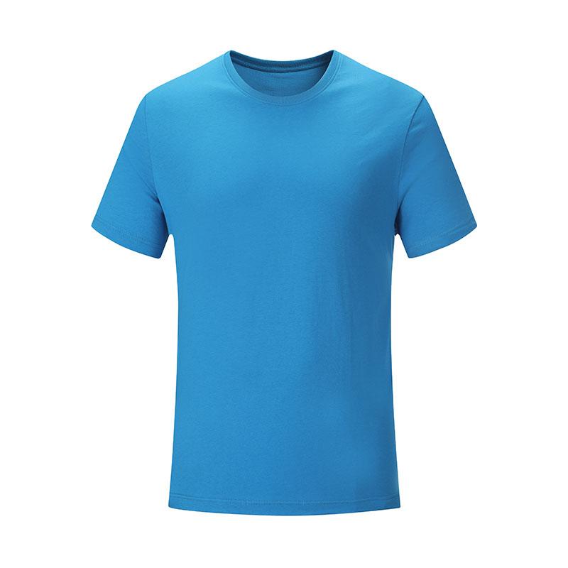 A8002-190g Silk Cotton Round Neck Short Sleeved T-shirt Short Sleeved Round Neck