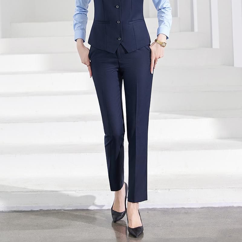 Women's Trousers/navy Blue