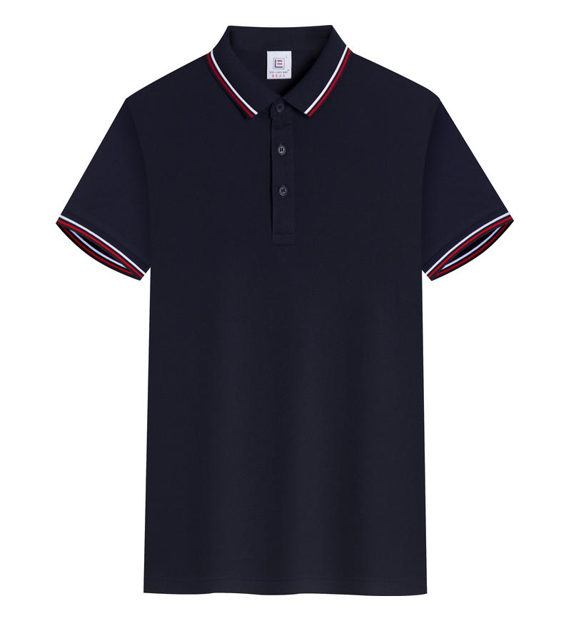 Navy Blue White-collar With Red Collar