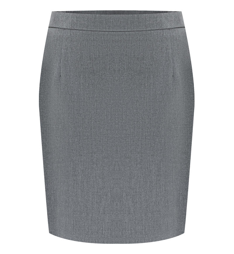 Western Skirt (light Gray)