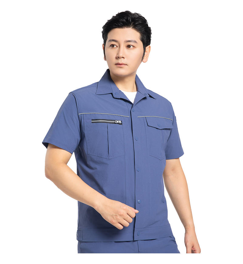 S604 Deep Iron Grey Short Sleeve Set