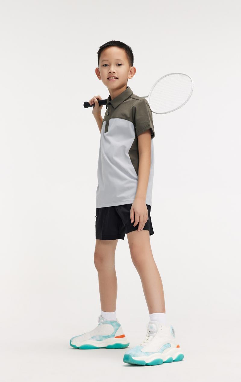 R321D # Sports And Leisure Children's Polo Short Sleeve T-shirt Polo Short Sleeve Collar