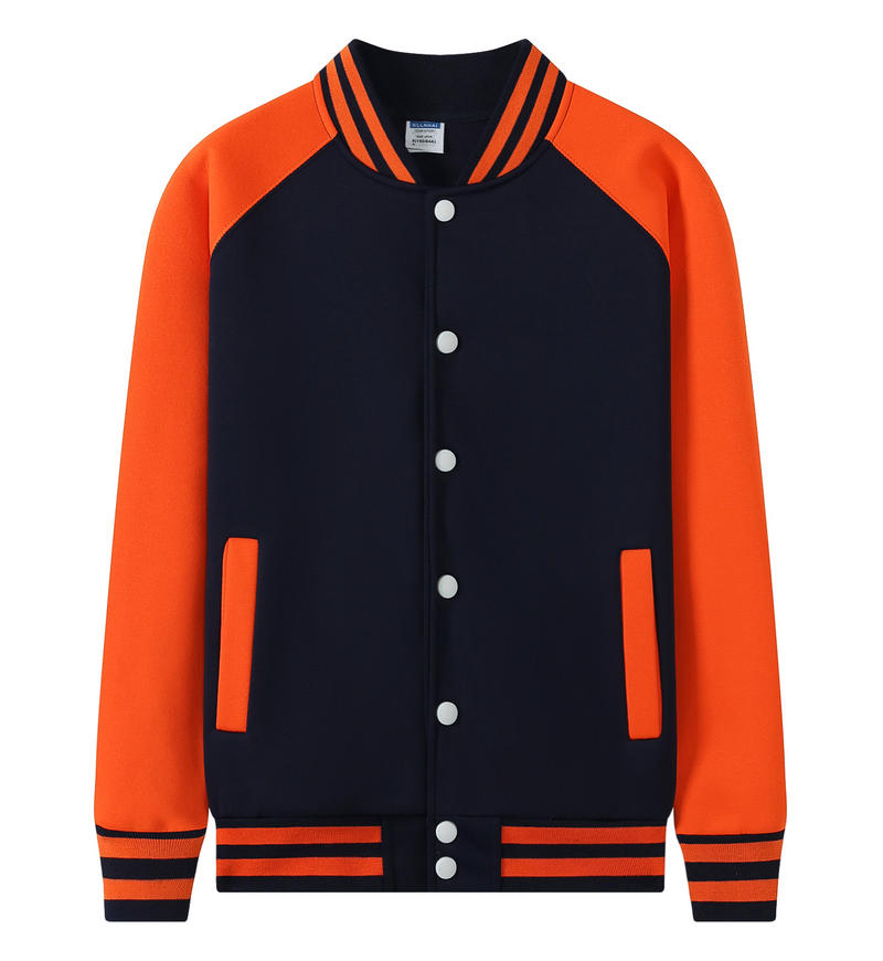 Navy Blue Mixed With Orange