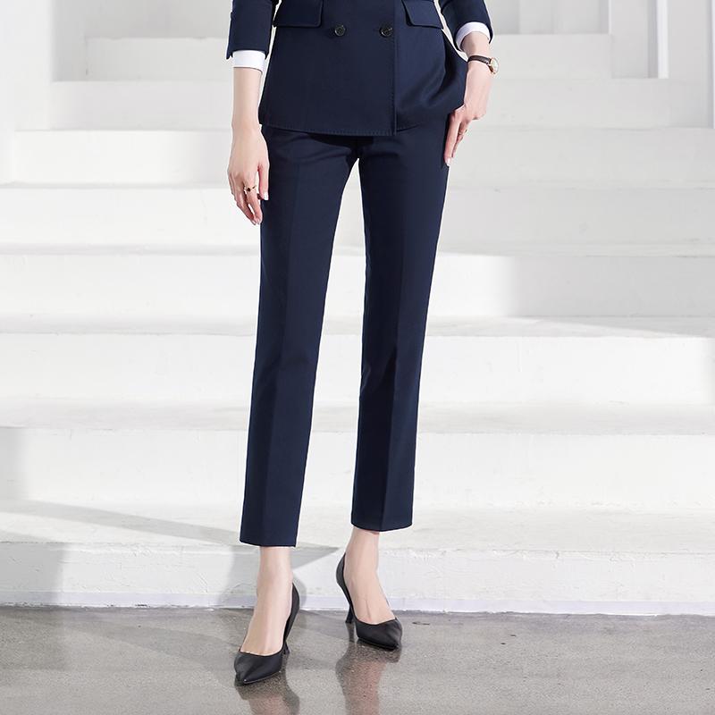 Women's Trousers/navy Blue