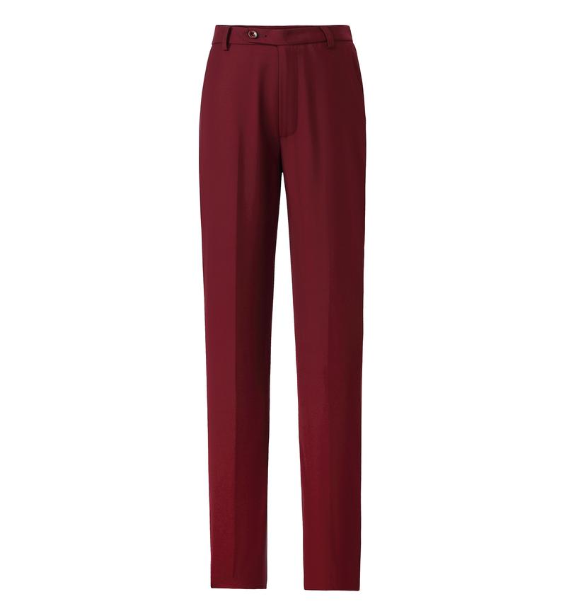 Wine Red Trousers (women's Style)