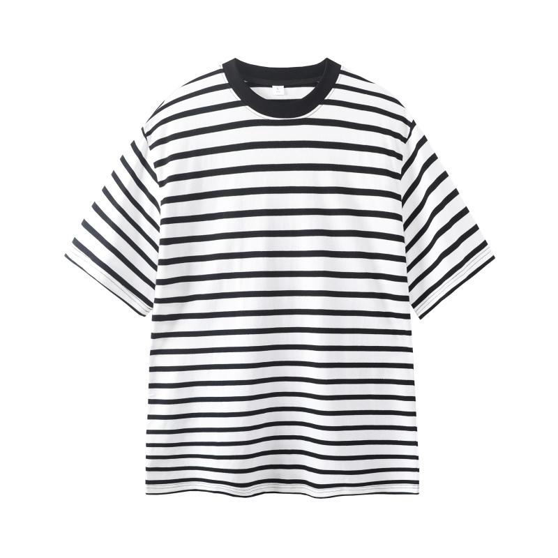 Rice White/black Stripes