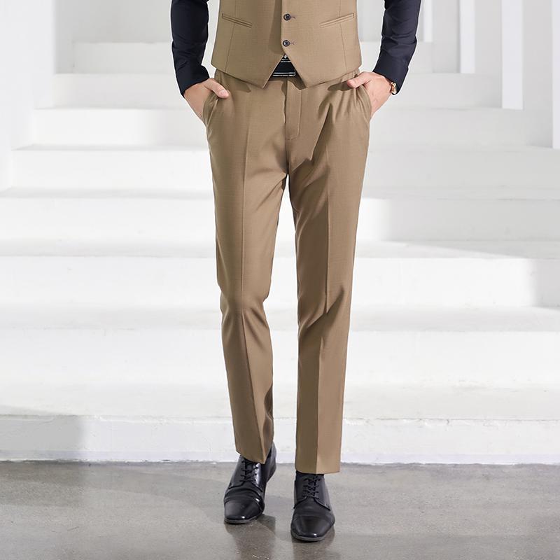 Men's Trousers/light Coffee Color