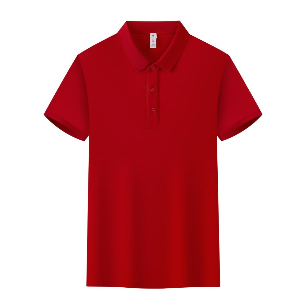 BT6688 Mulberry Silk Solid Color Polo Short Sleeve Collar