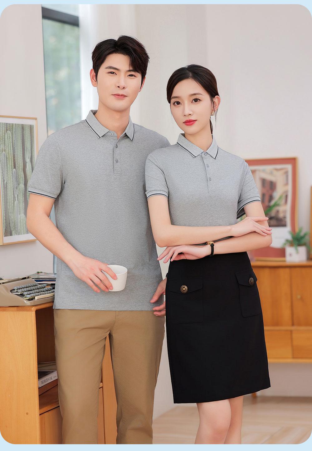 KF2226 # Fashion Polo Shirt Polo Short Sleeve Collar