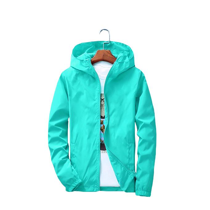 F1718 Parent Child Outdoor Windbreaker Single Layer Spring And Autumn Thin Coat Team Clothing