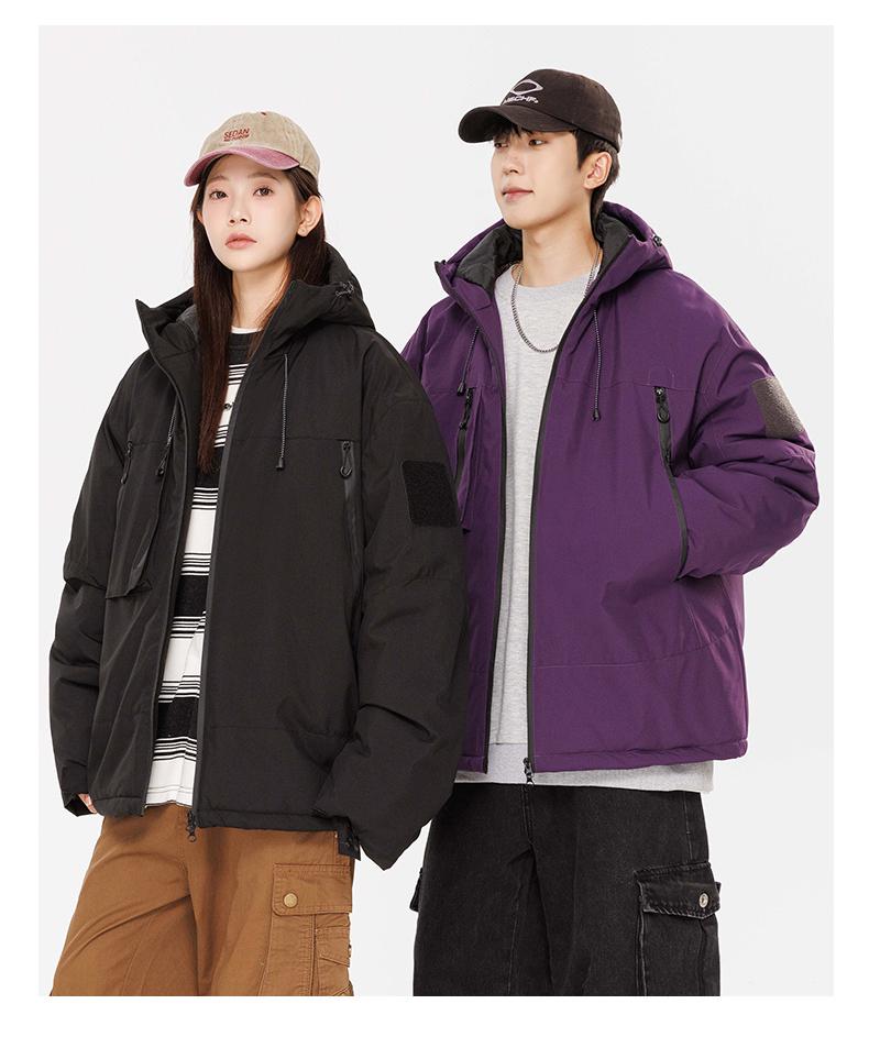 J9911 Thick Single-layer Graphene Fleece Cotton Jacket