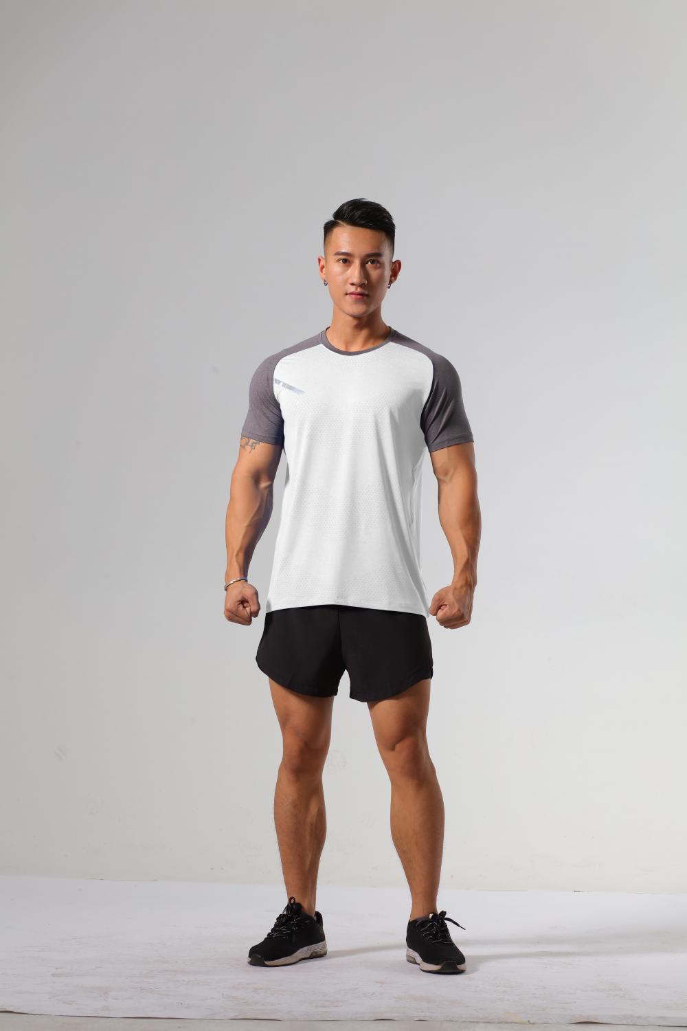 Mens MT005 T-shirt Short Sleeved Round Neck