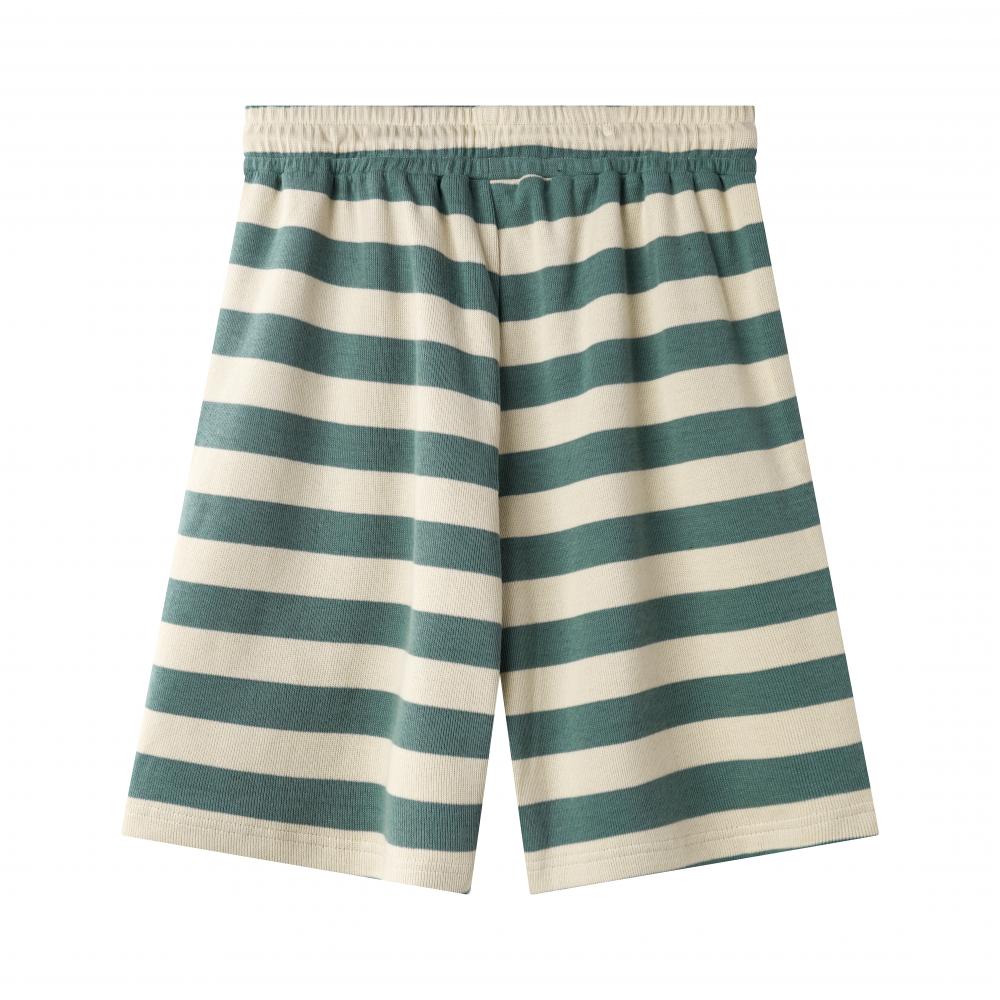 Color Woven Striped Shorts 37631 # Pants