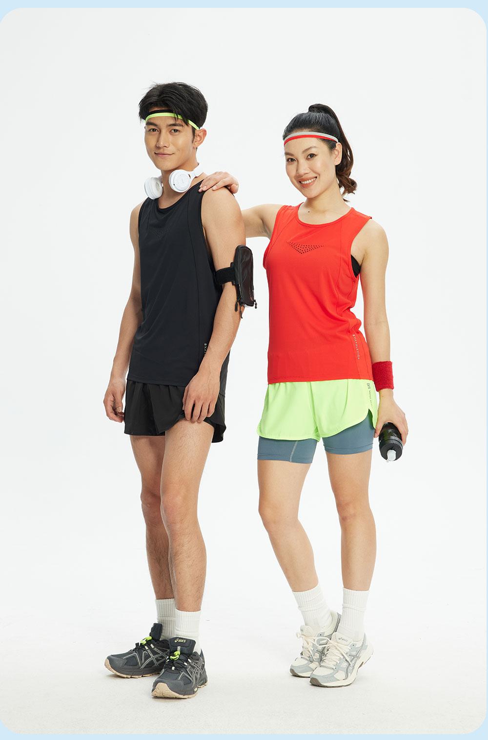 R353 # Sports Running Casual Vest T-shirt Sleeveless Round Neck