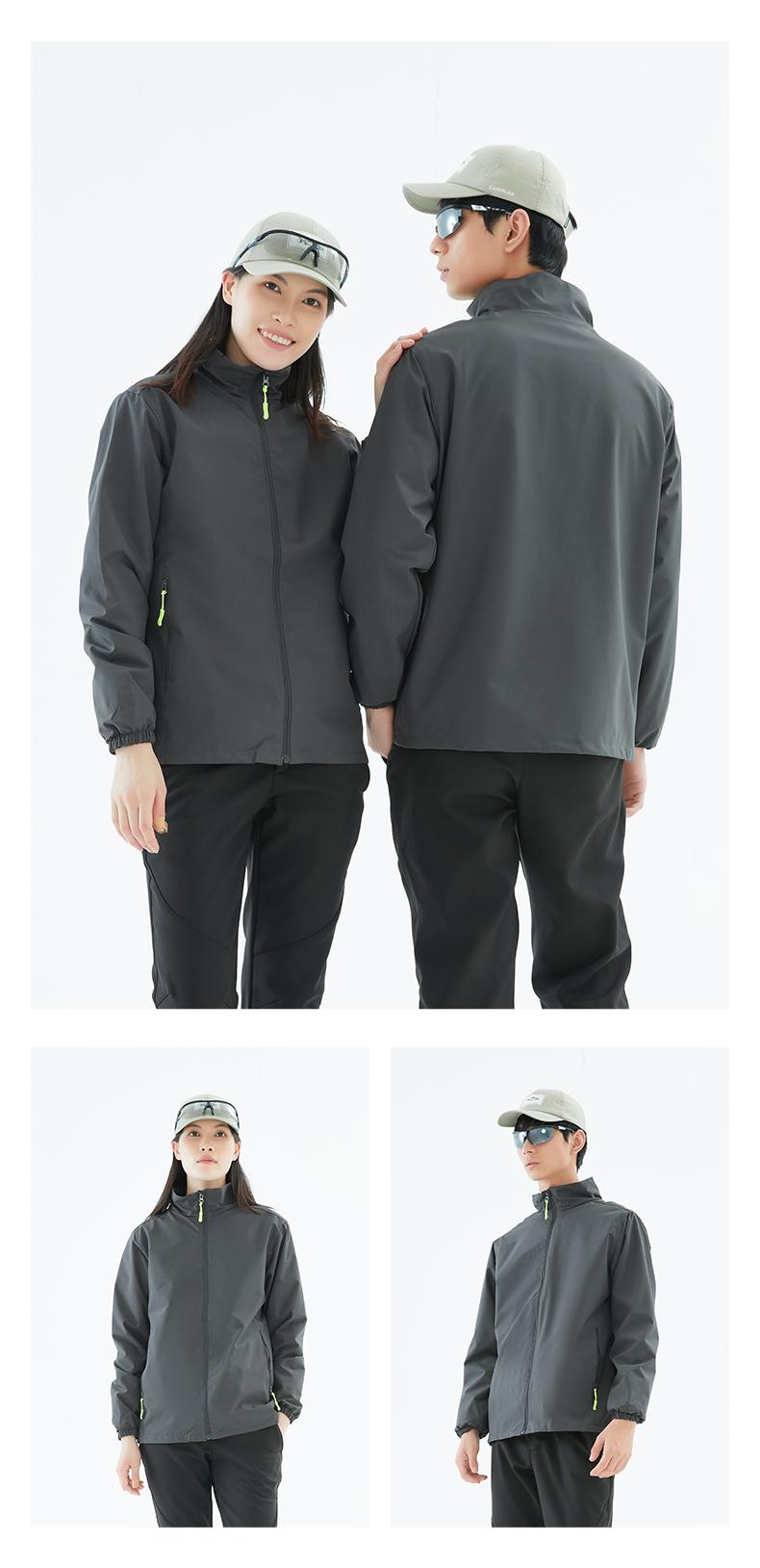 JK5166 Stand Up Collar Solid Color Single-layer Assault Suit