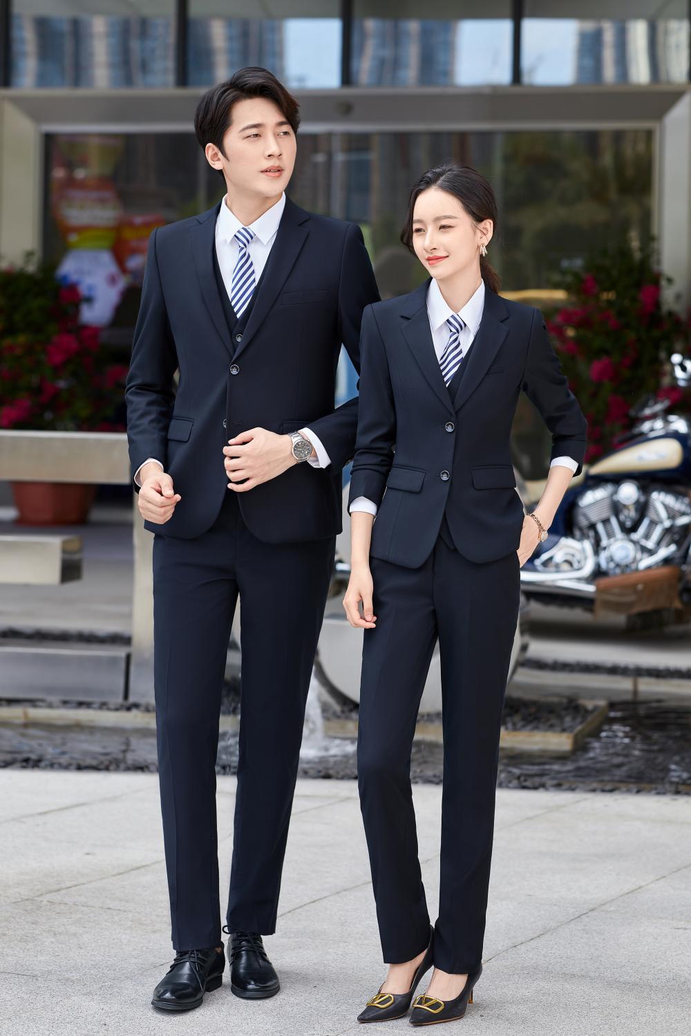 C Style/double Button Suit/faux Wool/unisex - Standard 888 Pants (optional A1 Pants) Suit Slim Fit Version