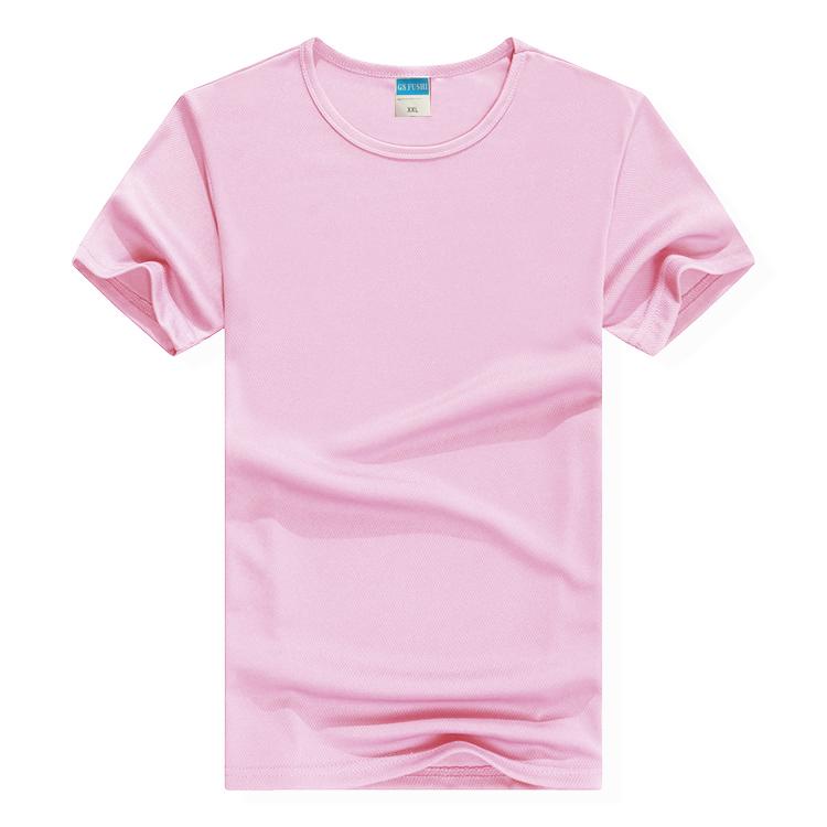 F1091 # Mesh Quick Drying T-shirt Short Sleeve Round Neck