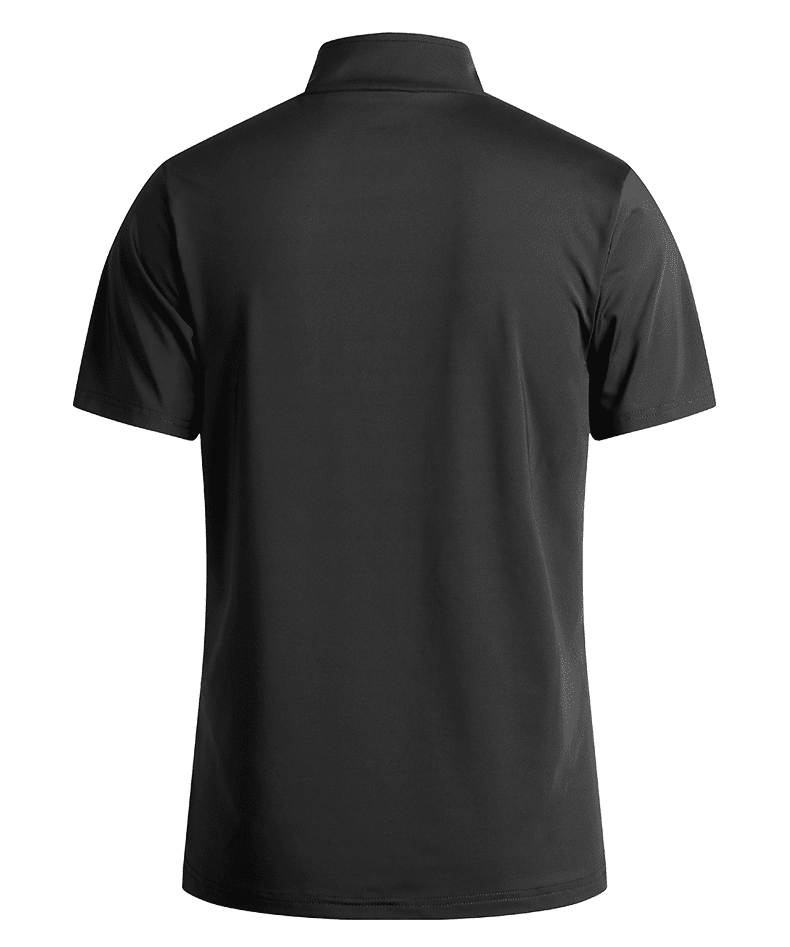 Y0136- Sports And Leisure Short Sleeved T-shirt Stand Up Collar