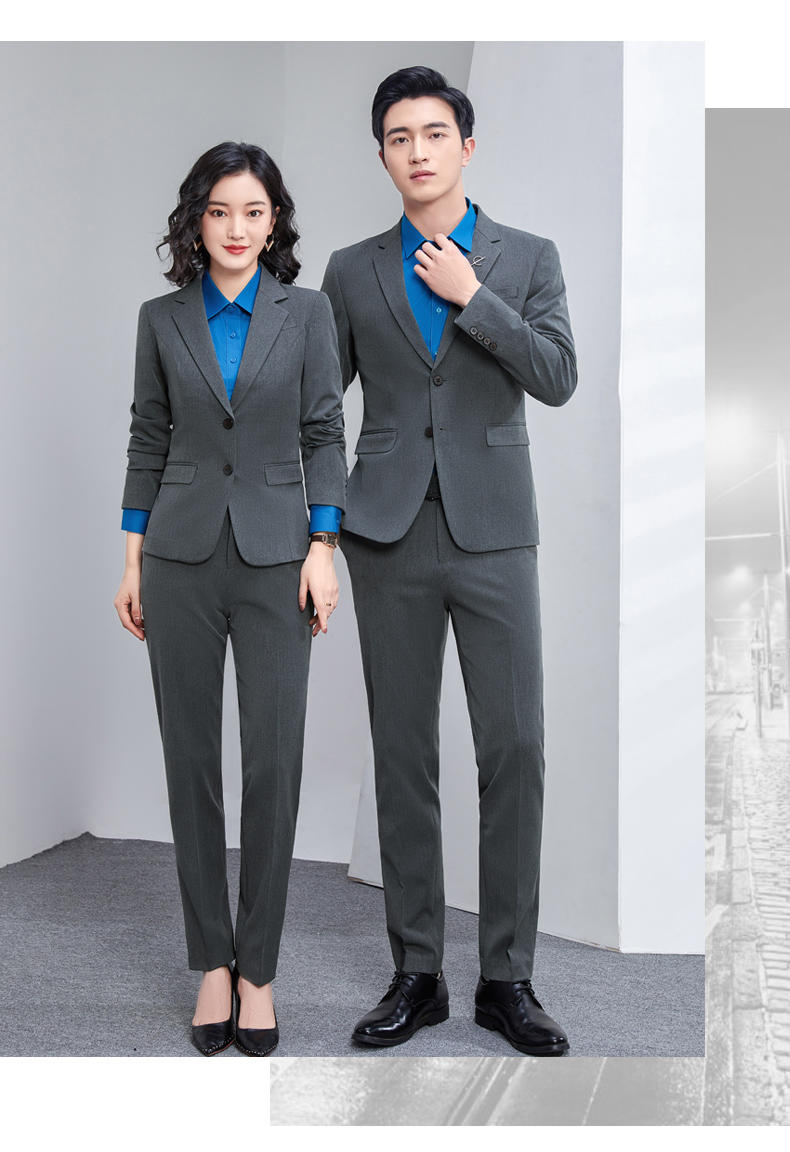 H692 # Double Button Suit/Advanced Four Sided Bounce/Men's And Women's Same Style (H Style) Suit Slim Fit Edition