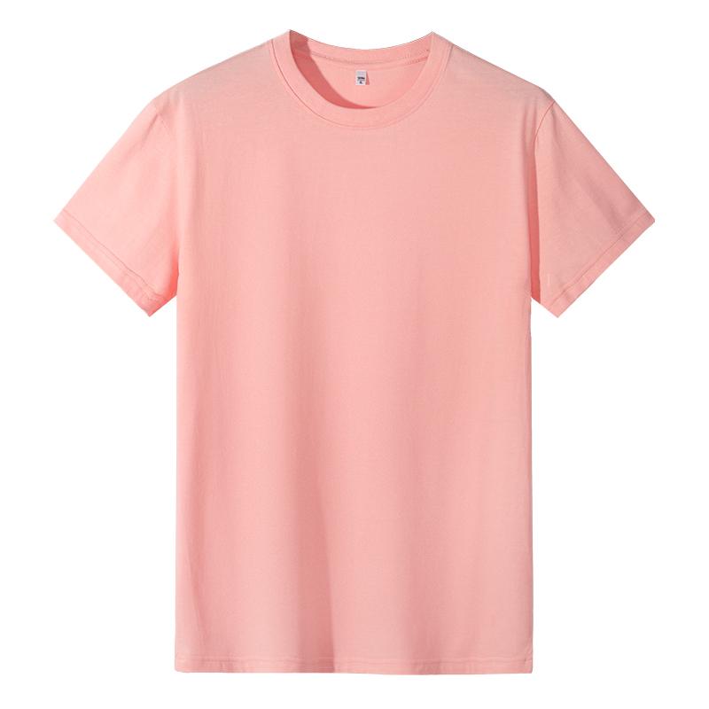 A5011-190g Regular Short Sleeved Round Neck Pure Cotton T-shirt