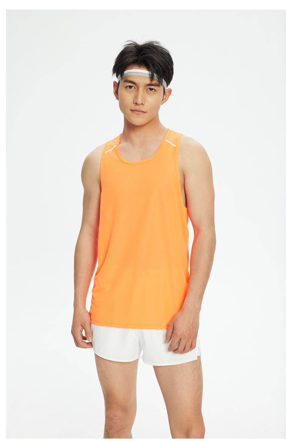 R355 # Sports Running Casual Vest T-shirt Sleeveless Round Neck