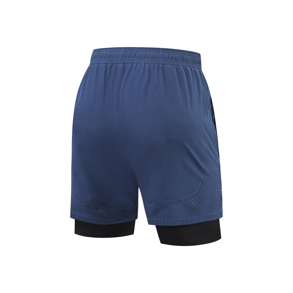 A6013- Double Layer Shorts, Running Pants, Swimming Pants, Three Part Pants For Men