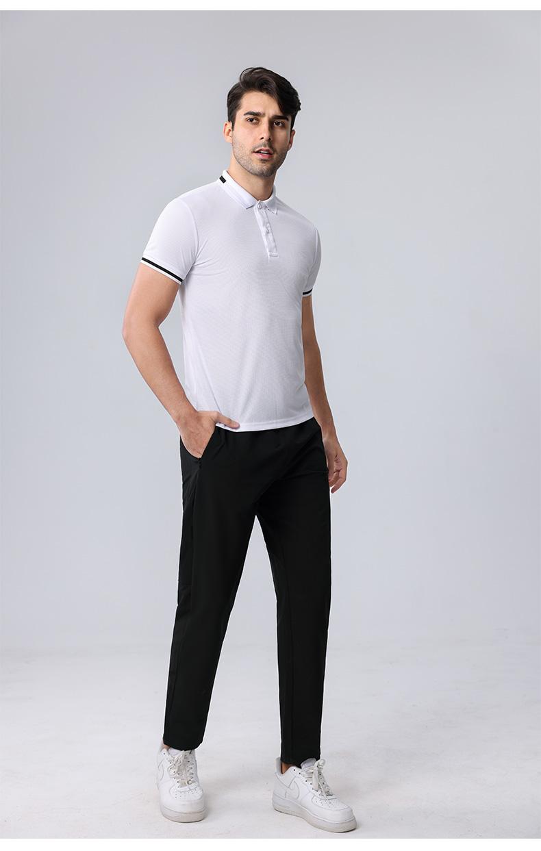 Y0124- Sports And Leisure Short Sleeved Polo Short Sleeved Lapel