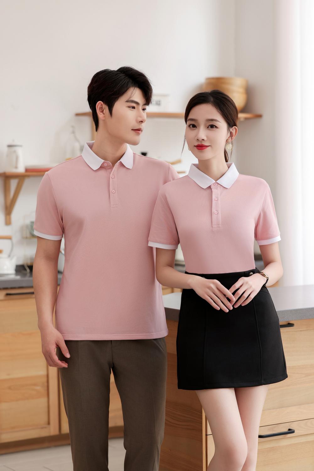 KF8806 # Fashion Polo Shirt Polo Short Sleeve Collar