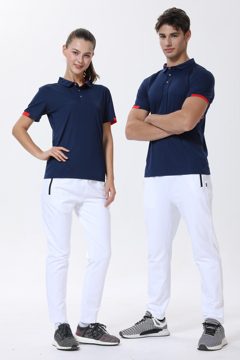 S219 # Short Sleeved Polo Shirt Polo Short Sleeved Collar