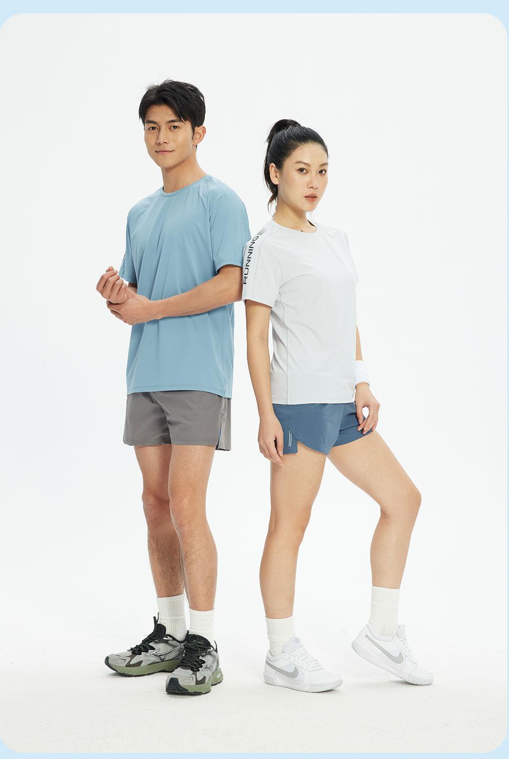 R359 # Sports Running Round Neck T-shirt Short Sleeve Round Neck