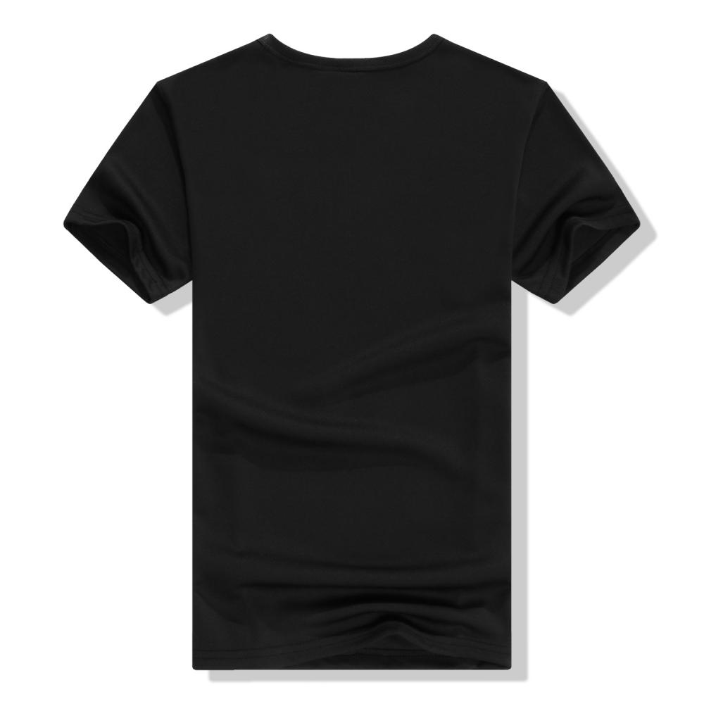 F1091 # Mesh Quick Drying T-shirt Short Sleeve Round Neck