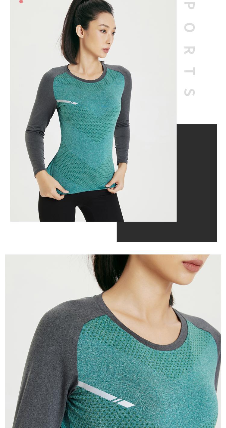 T-2 T-shirt Long Sleeved Round Neck For Women