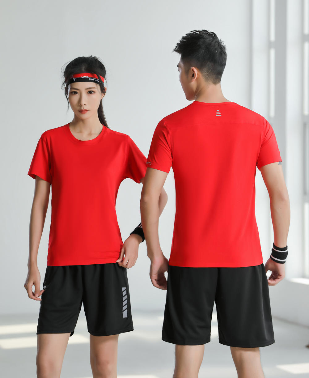 CX2916 Seamless Round Neck T-shirt Short Sleeved Round Neck