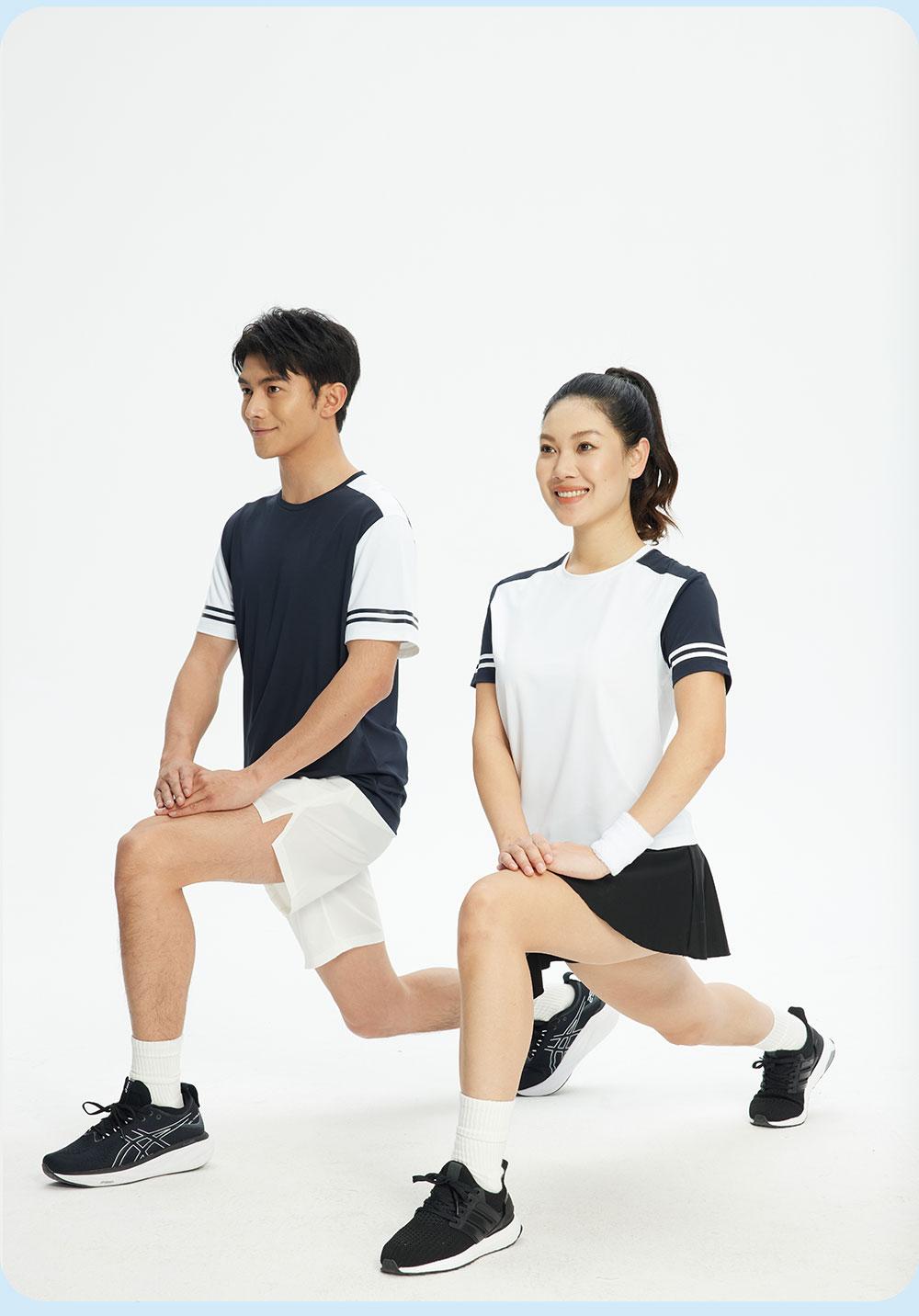 R371 # Sports Running Round Neck T-shirt Short Sleeve Round Neck