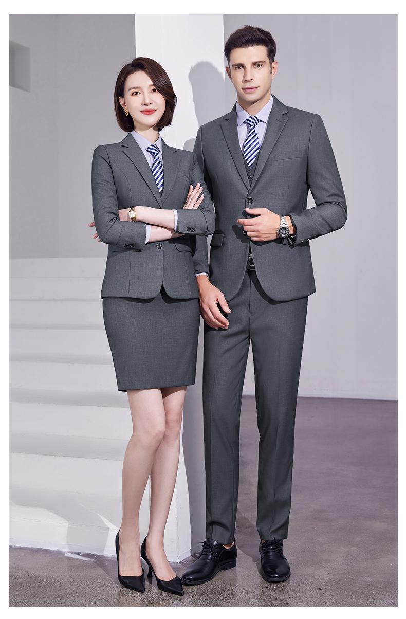 D Style/double Button Suit/imitation Wool Serge -360g (D388) Jacket Slim Fit Version