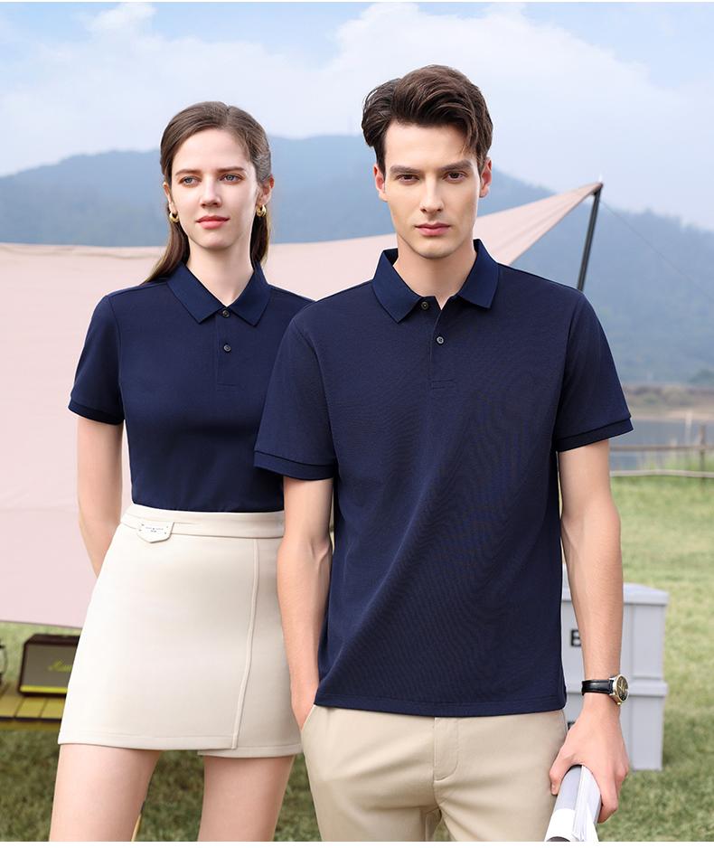 50169 # Casual Business Polo Shirt Polo Short Sleeve Collar