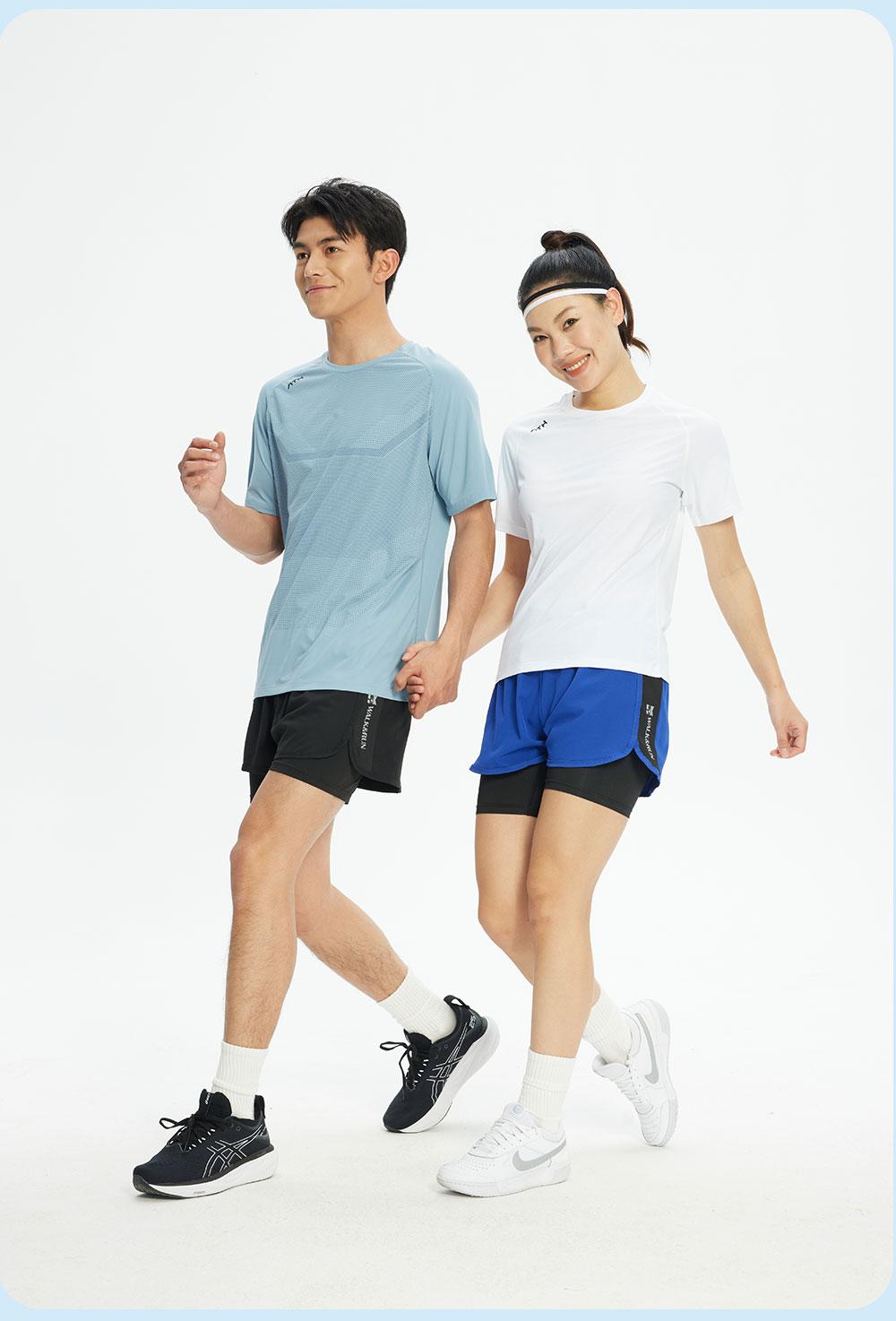 R363 # Sports Running Round Neck T-shirt Short Sleeve Round Neck