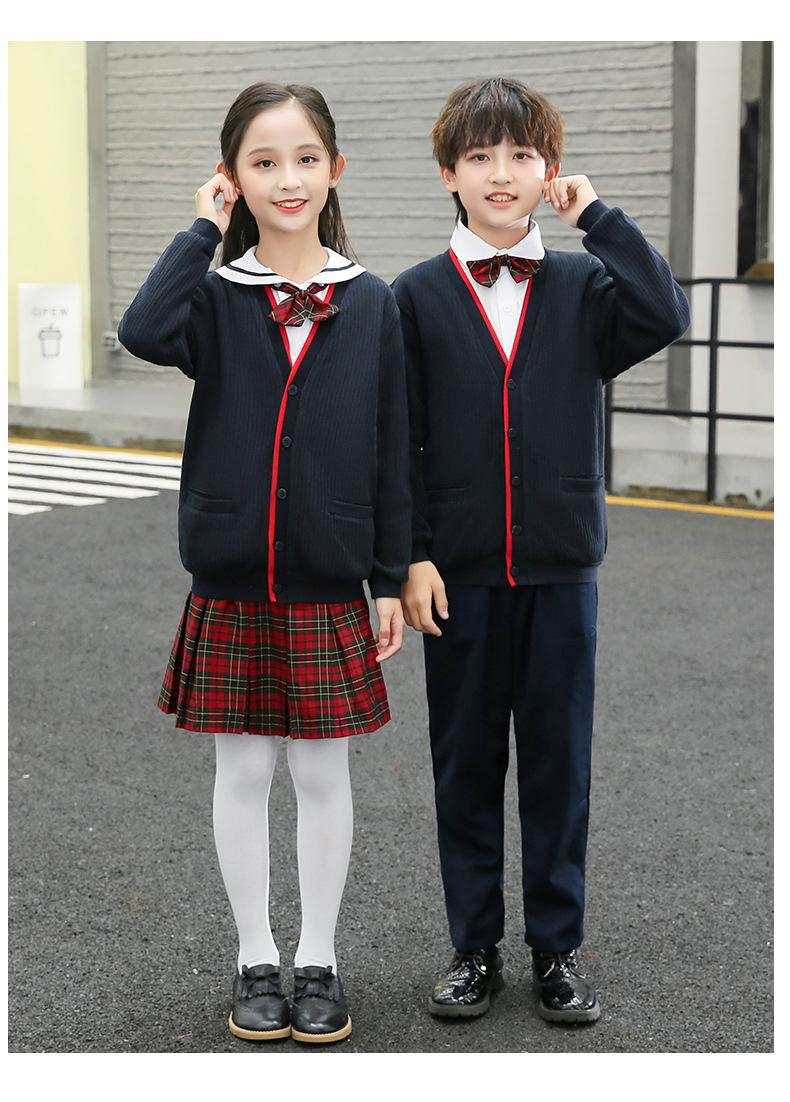 F1074 School Uniform Dress Activity Performance Set