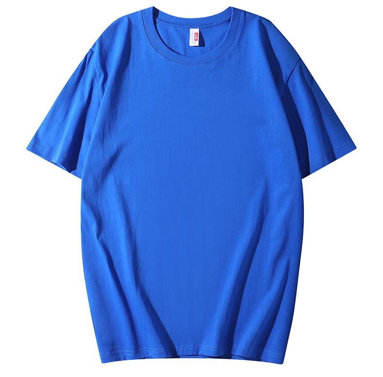 A5004-200g Regular Short Sleeved Round Neck Pure Cotton T-shirt