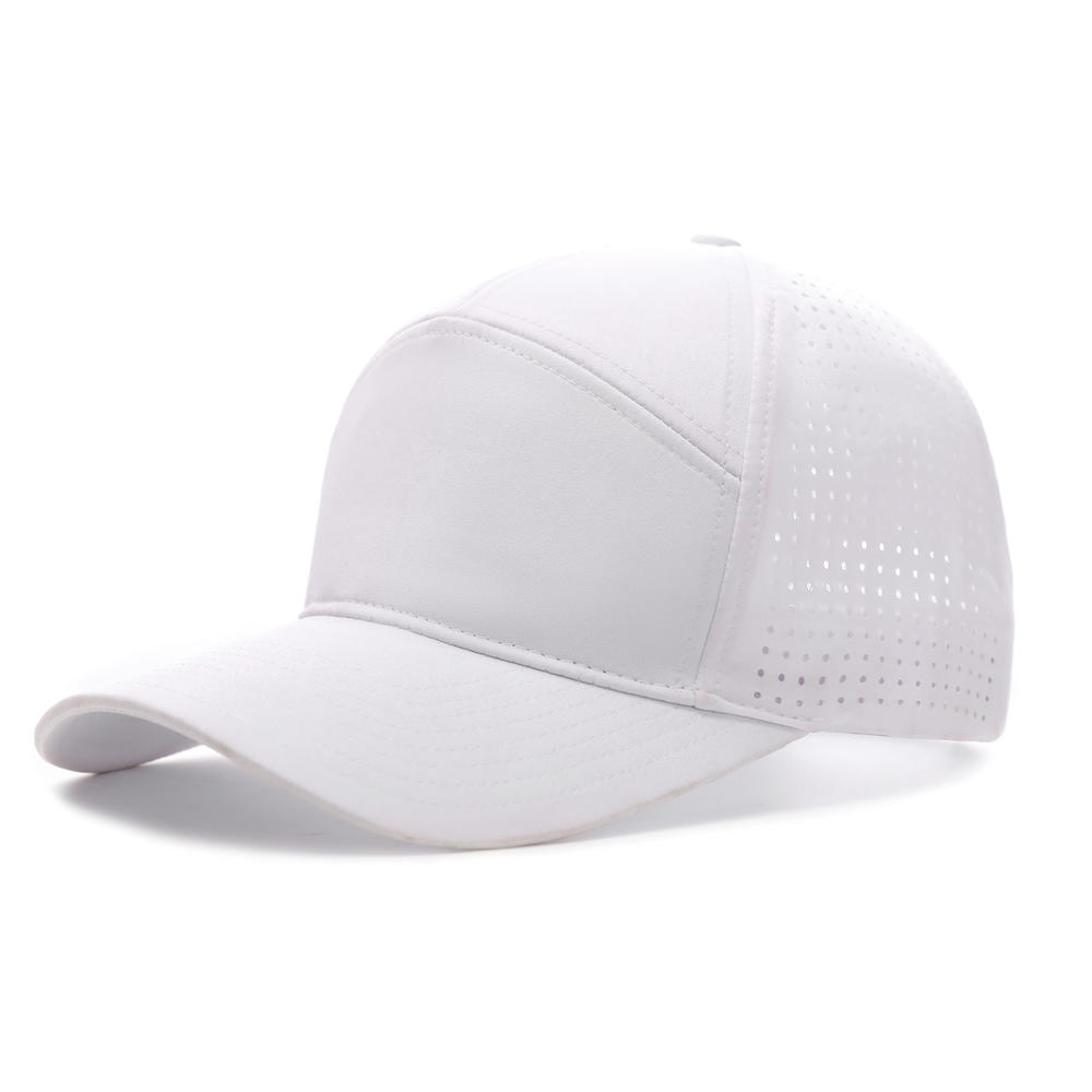 HB158 # High End Laser Mesh Quick Drying Seven Piece Hat, Baseball Cap