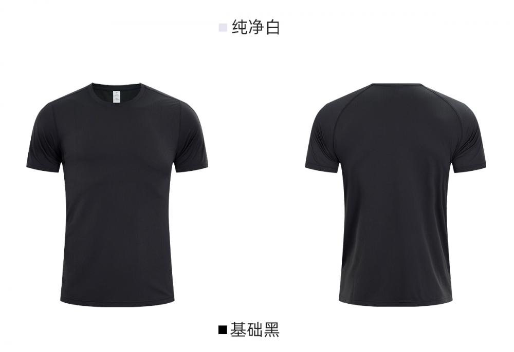 CQ1003 # Round Neck Short Sleeve T-shirt Short Sleeve Round Neck